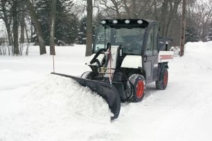 Photo of a 2022 Bobcat New 84” Snow Blade Attachment - 2Yr. Warranty - 0% Financing Available - Hydraulic Angle - Moldboard