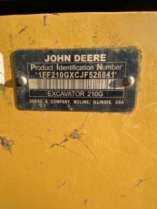 Photo of a 2019 John Deere 210G LC