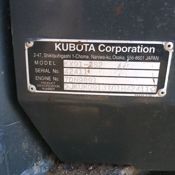 2014 Kubota KX91-3