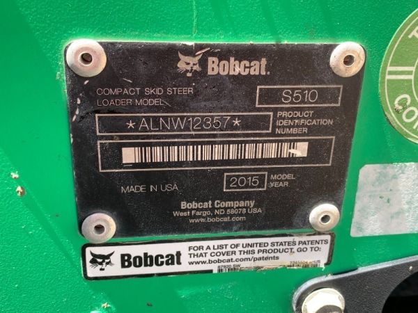 2015 Bobcat S510