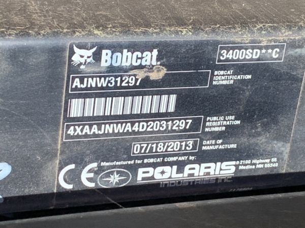 2013 Bobcat 3400XL