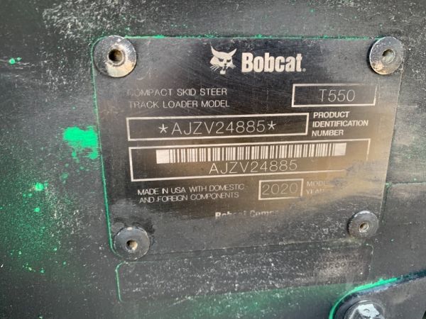 2020 Bobcat T550