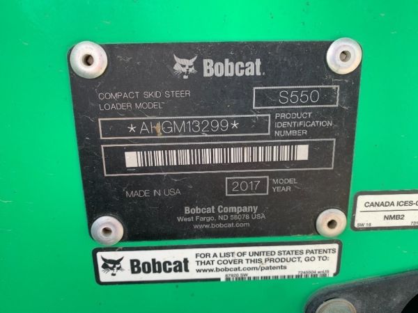 2017 Bobcat S550